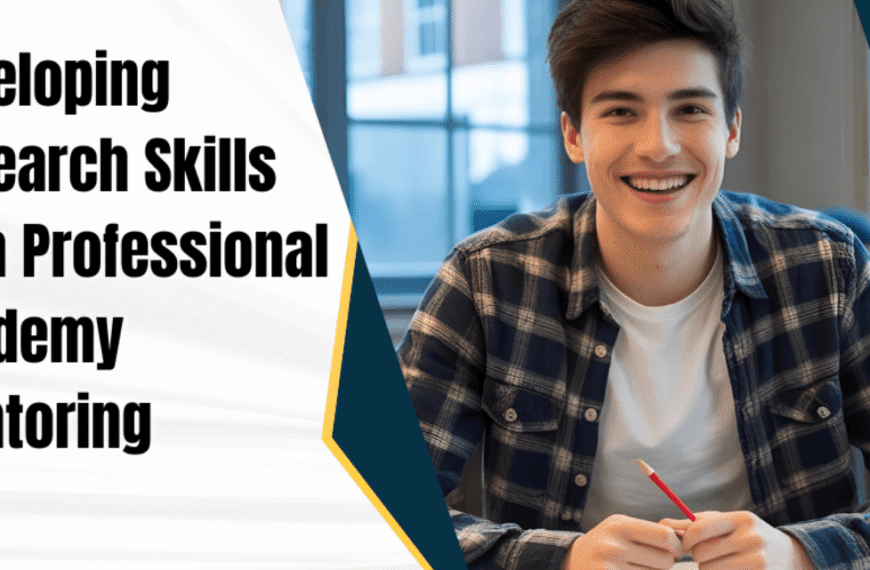 Developing Research Skills With Professional Academy Mentoring